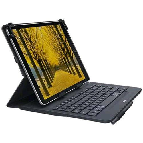LOGITECH UNIVERSAL FOLIO TABLET DA 9-10" CUSTODIA CON TASTIERA WIRELESS E BLUETOOTH, QWERTY LAYOUT ITALIANO COLORE NERO
