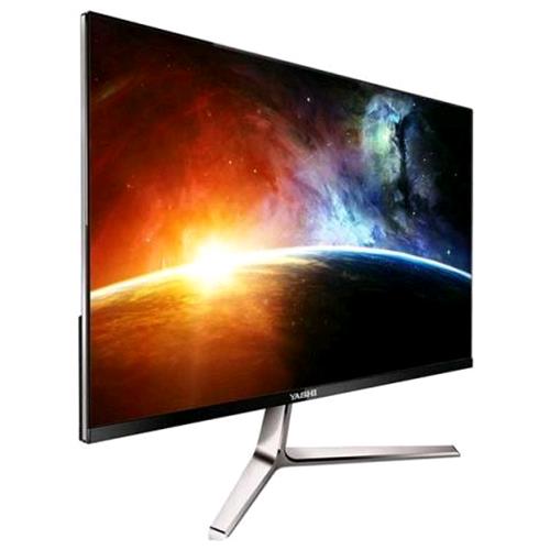 YASHI PIONEER S1 YZ2407 24" MONITOR LED IPS 1920 x 1080 FULL HD TEMPO DI RISPOSTA 2 MS 75Hz 1 x HDMI 1 x VGA NERO ARGENTO
