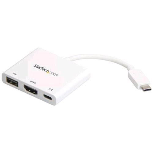 STARTECH CDP2HDUACPW DOCKING STATION INTERFACCIA USB 3.0 TYPE C 1xUSB 3.0 TYPE A 1xUSB 3.0 TYPE C 1xHDMI COLORE BIANCO