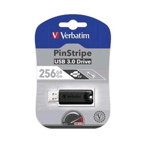 VERBATIM STORE N GO PINSTRIPE 256GB USB 3.0 NERO