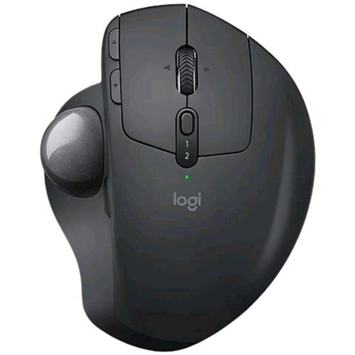 LOGITECH MX ERGO MOUSE CON TRACKBALL WIRELESS OTTICO 8 TASTI 440 DPI COLORE GRAFITE