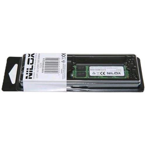 NILOX NXS1333M1C2.5 MEMORIA RAM 1GB 333MHz TIPOLOGIA SO-DIMM TECNOLOGIA DDR1
