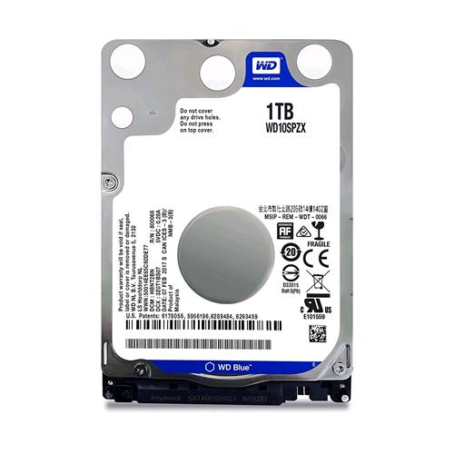 WESTERN DIGITAL BLUE HDD INTERNO 1.000GB SATA III FORMATO 2.5" 5.400rpm GARANZIA ITALIA (WD10SPZX)