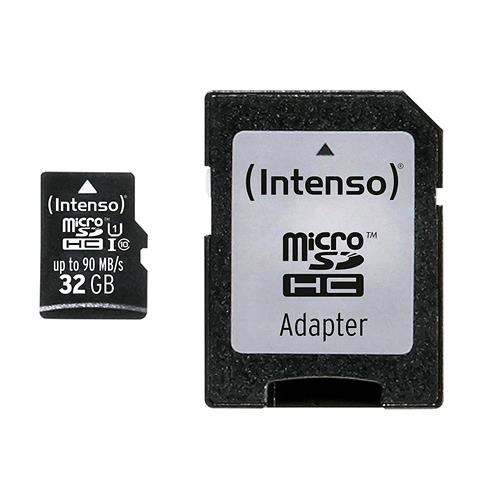 INTENSO MICRO SDHC 32GB CLASSE 10  CON ADATTATORE