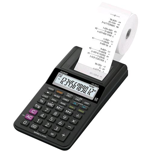 CASIO HR-8RCE-BK-S-EC CALCOLATRICE SCRIVENTE 