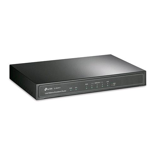 TP-LINK TL-R470T+ ROUTER LOAD BALANCE BROADBAND 5 PORTE FAST ETHERNET MULTI-WAN