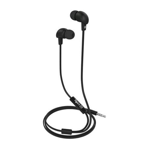 CELLY UP600BK AURICOLARI CON MICROFONO CAVO 1.2MT JACK 3.5MM COLORE NERO