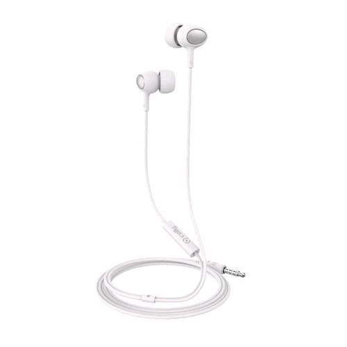 CELLY UP500WH AURICOLARI CON MICROFONO CAVO 1.2MT JACK 3.5MM COLORE BIANCO