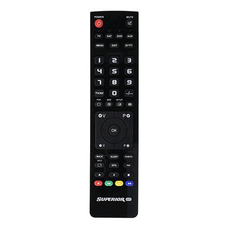 SUPERIOR SUP004 TELECOMANDO UNIVERSALE PER TV / DVTB / DVD / VCR-SAT 4 IN 1