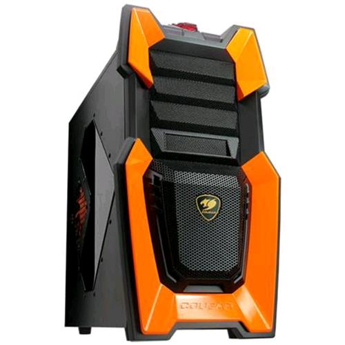 COUGAR CHALLENGER CABINET MIDDLE-TOWER NERO/ARANCIO