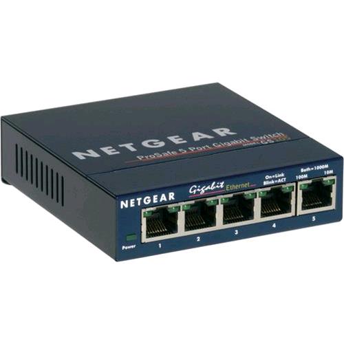 NETGEAR SERIE 1 PROSAFE  SWITCH 5 PORTE 10/100/1000