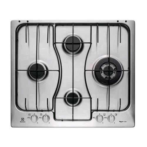 ELECTROLUX RGG6243LOX PIANO COTTURA A GAS DA INCASSO 4 FUOCHI ACCIAIO