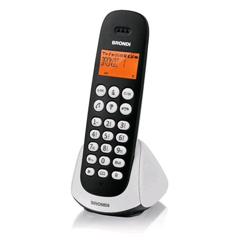 BRONDI ADARA CORDLESS DECT NERO/BIANCO