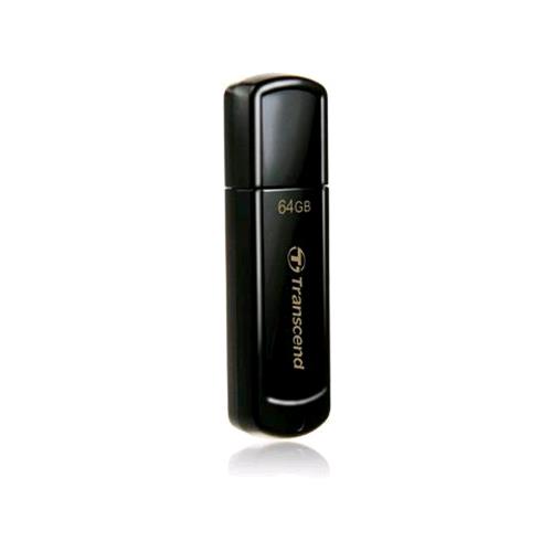 TRANSCEND JETFLASH 350 64GB USB 2.0 PEN DRIVE BLACK