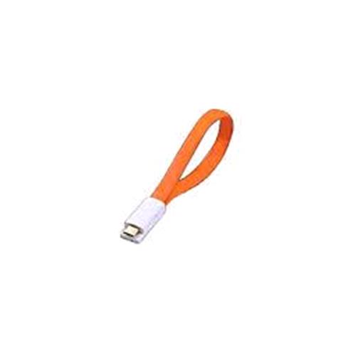ATLANTIS LAND SMARTIX CAVO MAGNETICO USB 2.0 A/MICRO B 0.2 MT ARANCIO