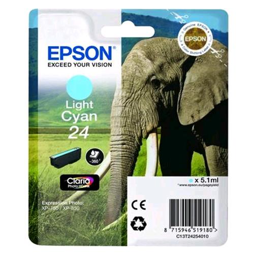 EPSON 24 CARTUCCIA INKJET CIANO CHIARO 