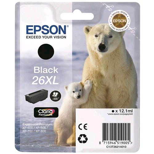 EPSON 26 XL CARTUCCIA NERO 