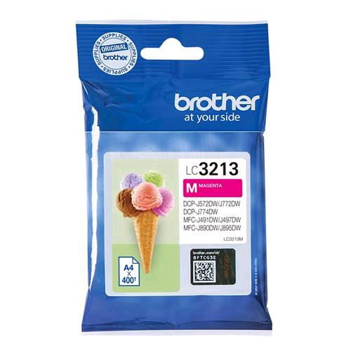 BROTHER LC-3213M CARTUCCIA MAGENTA PER DCP-J772DW / DCP-J774DW / MFC-J890DW / MFC-J895DW 400 PAGINE 