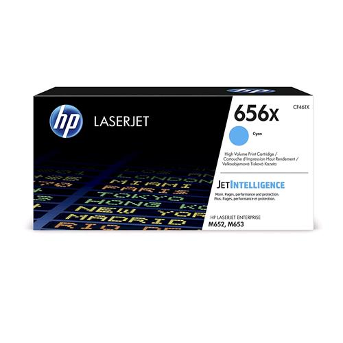 HP 656X TONER CIANO PER COLOR LASERJET ENTERPRISE M652DN - M652N - M653DN - M653X 22.000 PAGINE