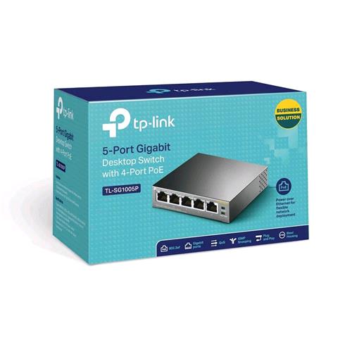 TP-LINK TL-SG1005P SWITCH 5xRJ45
