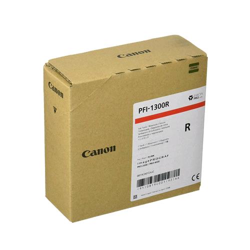 CANON PFI-1300 CARTUCCIA INK JET ROSSO 