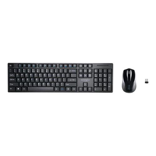 KENSINGTON PRO FIT SET TASTIERA E MOUSE WIRELESS 1.200 DPI COLORE NERO