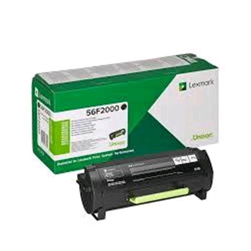 LEXMARK 56F2000 TONER NERO PER MS321dn, MS421dn, MS521dn, MS621dn, MS622de, MX522dhe, MX622de 6.000 PAGINE