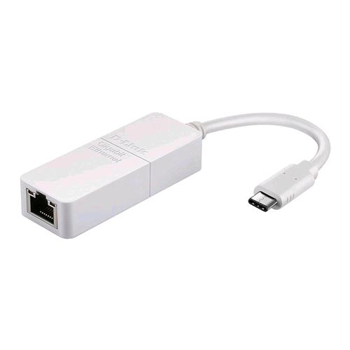 D-LINK ADATTATORE DI RETE DA USB-C A GIGABIT ETHERNET RJ-45 BIANCO