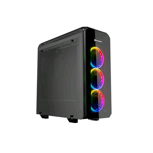 COUGAR PURITAS RGB CASE MIDDLE TOWER VETRO TEMPERATO MINITX/MATX/ATX NERO