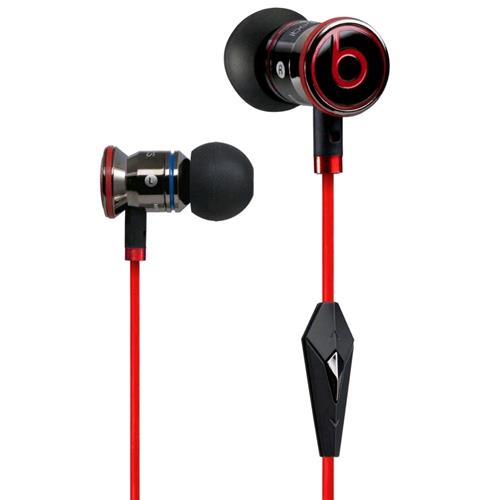 BEATS AURICOLARI CON MICROFONO JACK 3.5 mm COLORE NERO/ROSSO