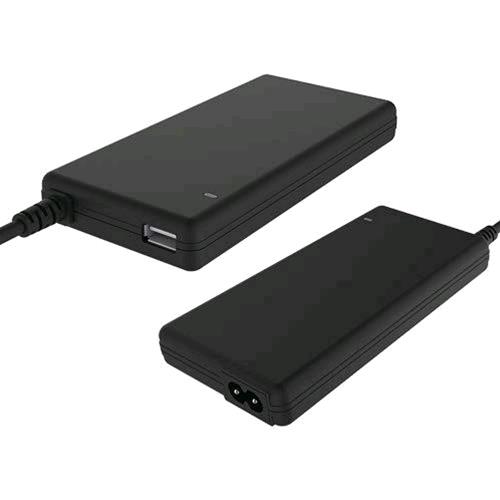 ITEK ITNBAC90 ALIMENTATORE UNIVERSALE SLIM PER NOTEBOOK 90W CON 12 CONNETTORI PORTA USB 5V1A, 100/240VAC 9. 5/24VDC BLACK 