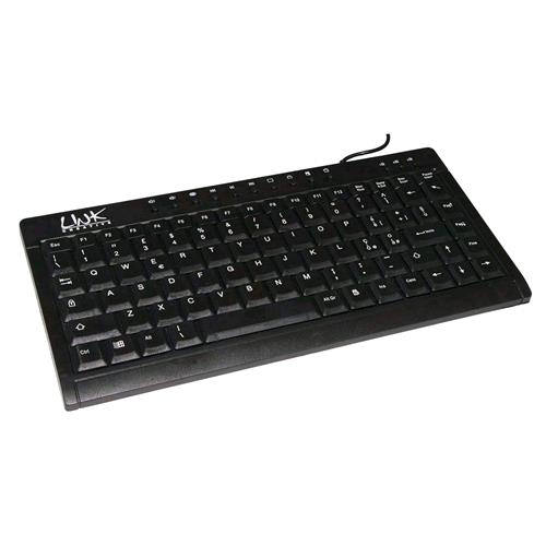 LINK LKTAST04 MINI TASTIERA MULTIMEDIA USB LATOUT ITALIANO BLACK