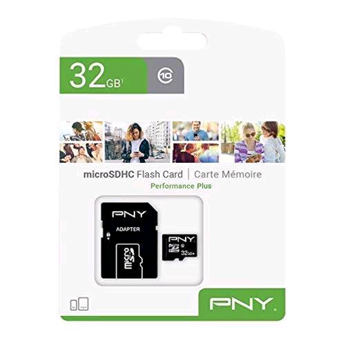 PNY PERFORMANCE PLUS 32GB MICRO SDHC + ADATTATORE CLASSE 10