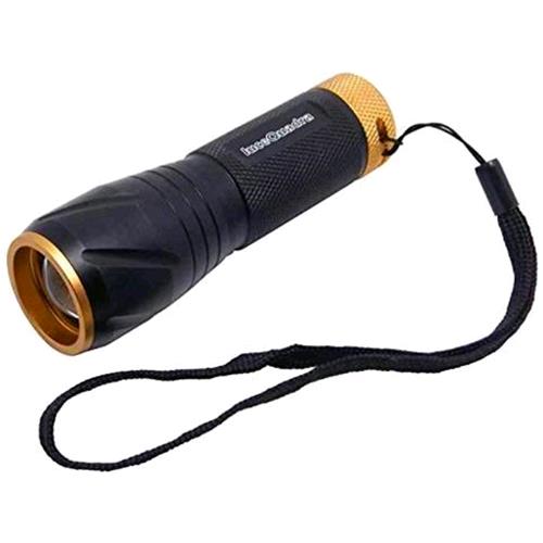 DURACELL TORCIA PORTATILE LED IN ALLUMINIO A BATTERIE 5 W 300 LUMEN BATTERIE AAA MINISTILO INCLUSE NELLA CONFEZIONE NERO