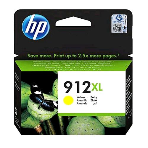 HP 912XL 3YL83AE CARTUCCIA ORIGINALE YELLOW 825 PAGINE COMPATIBILE CON STAMPANTI A GETTO DI INCHIOSTRO OFFICEJET PRO SERIE 8010 E 8020