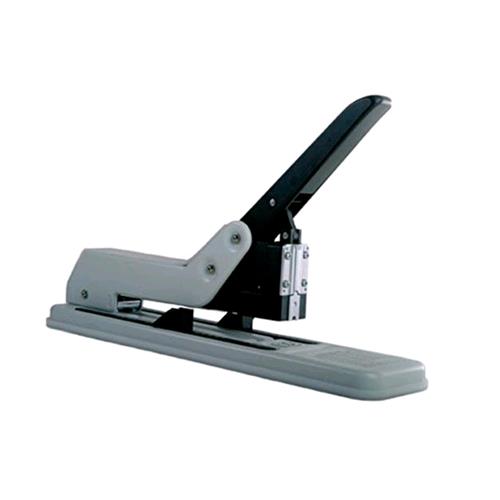 MOLHO LEONE 130 CUCITRICE ALTI SPESSORI BRACCIO LUNGO DA TAVOLA CARICAMENTO POSTERIORE 200 FOGLI TIPO PUNTI SERIE 23/6-23/8-23/10-23/13-23/15-23/17-23/20 MM GRIGIO/NERO