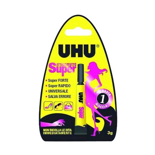 UHU SUPER COLLA ATTACCATTUTTO GEL 3GR