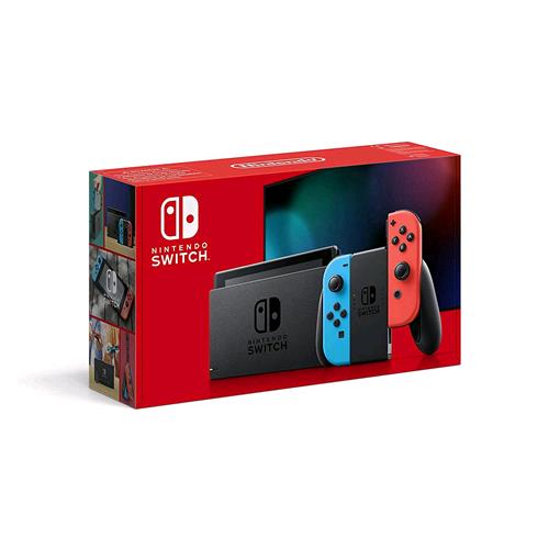 NINTENDO SWITCH BLU/NEON RED