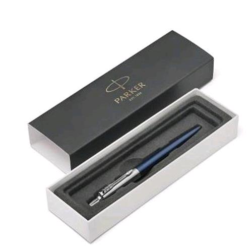 PARKER JOTTER PENNA A SFERA INCHIOSTRO BLU PUNTA MEDIA CONF. REGALO COLORE ROYAL BLUE CON DETTAGLI CROMATI