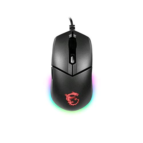 MSI CLUTCH GM11 MOUSE GAMING BLACK USB 2.400DPI 4 TASTI