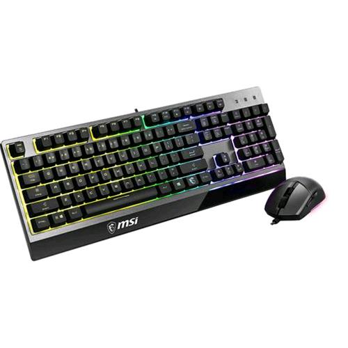 MSI VIGOR GK30 TASTIERA + MOUSE GAMING USB RGB BLACK