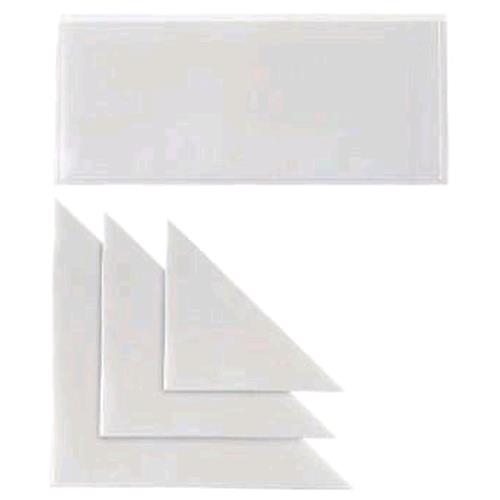 SEI ROTA TR10 CR TASCA ADESIVA IN PVC CM 10X10 TRASPARENTE CONF 100 Pz.