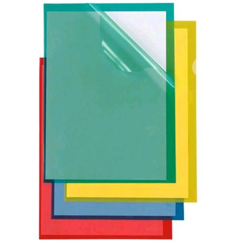 SEI ROTA POLI 150 COL BUSTE A L IN PVC BUCCIA D'ARANCIO CM 21X29.7 A4 BLU CONF 25 Pz.