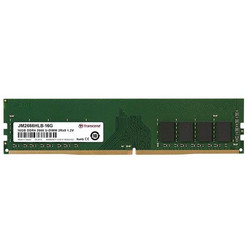 TRANSCEND JM2666HLB-16G 16GB (kit 2 x8GB) DDR4 2.666MHz DIMM CL 19