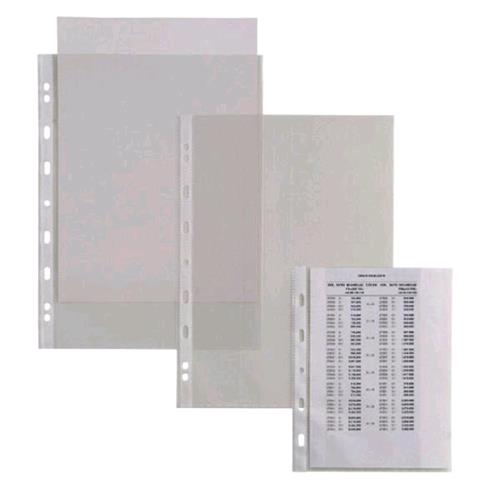 SEI ROTA ATLA BUSTE CON FORATURA UNIVERSALE IN PP BUCCIA D'ARANCIA CM 22X30 TRASPARENTE CONF 25 Pz.