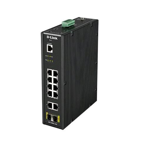 D-LINK DIS-200G-12S SWITCH 12 PORTE GESTISTO L2 GIBAGIBIT 10 X 10/100/1000BASE-T PORTS, 2 X SFP