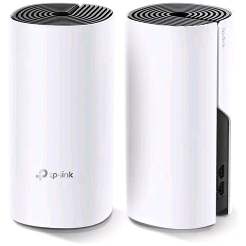 TP-LINK DECO M4 WI-IFI SYSTEM AC1200 DUAL-BAND (2.4 GHZ / 5 GHZ) GIGABIT ETHERNET COLORE NERO E BIANCO
