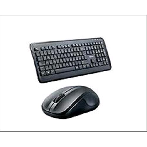 MEDIACOM OFFICE NX989 TASTIERA + MOUSE ERGONOMICO WIRELESS 2.4GHz NERO