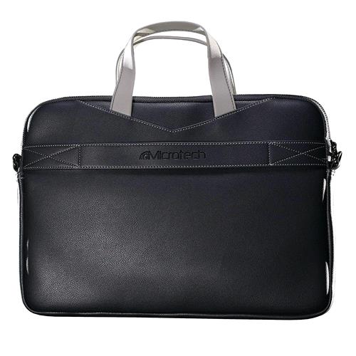 MICROTECH E-BAG BORSA IN ECOPELLE PER NOTEBOOK 14.1" COLORE BLU NAVY