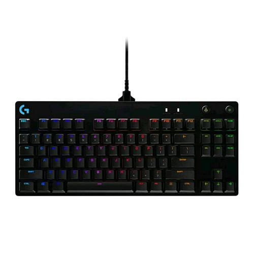 LOGITECH G PRO TASTIERA GAMING MECCANICA USB LAYOUT INGLESE RETROILLUMINAZIONE LED RGB COLORE NERO